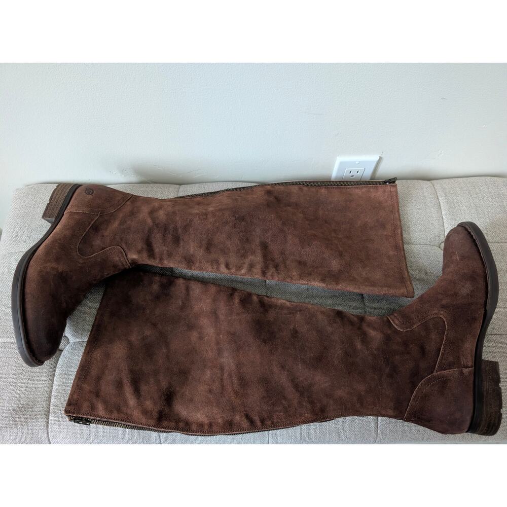 Born Borman Whiskey Barrel Knee high leather boots size 9.5 - Picture 3 of 7